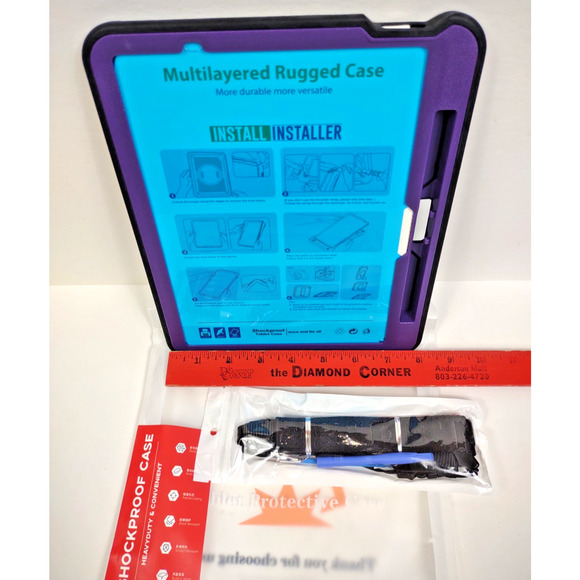 Shockproof 360° Rotation Handle Stand Case for iPad Air 11" M2 (2024) M3 (2025) - Picture 7 of 13